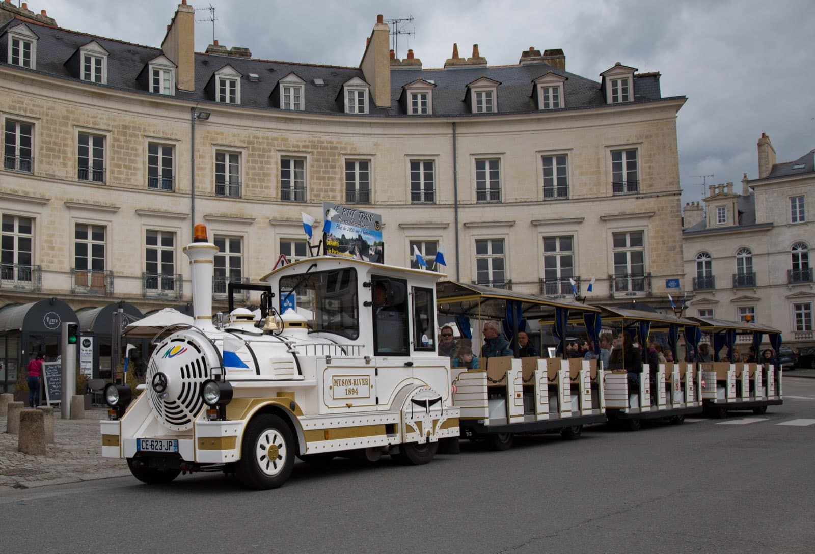 Place Gambetta, Vannes — point de départ du Petit Train