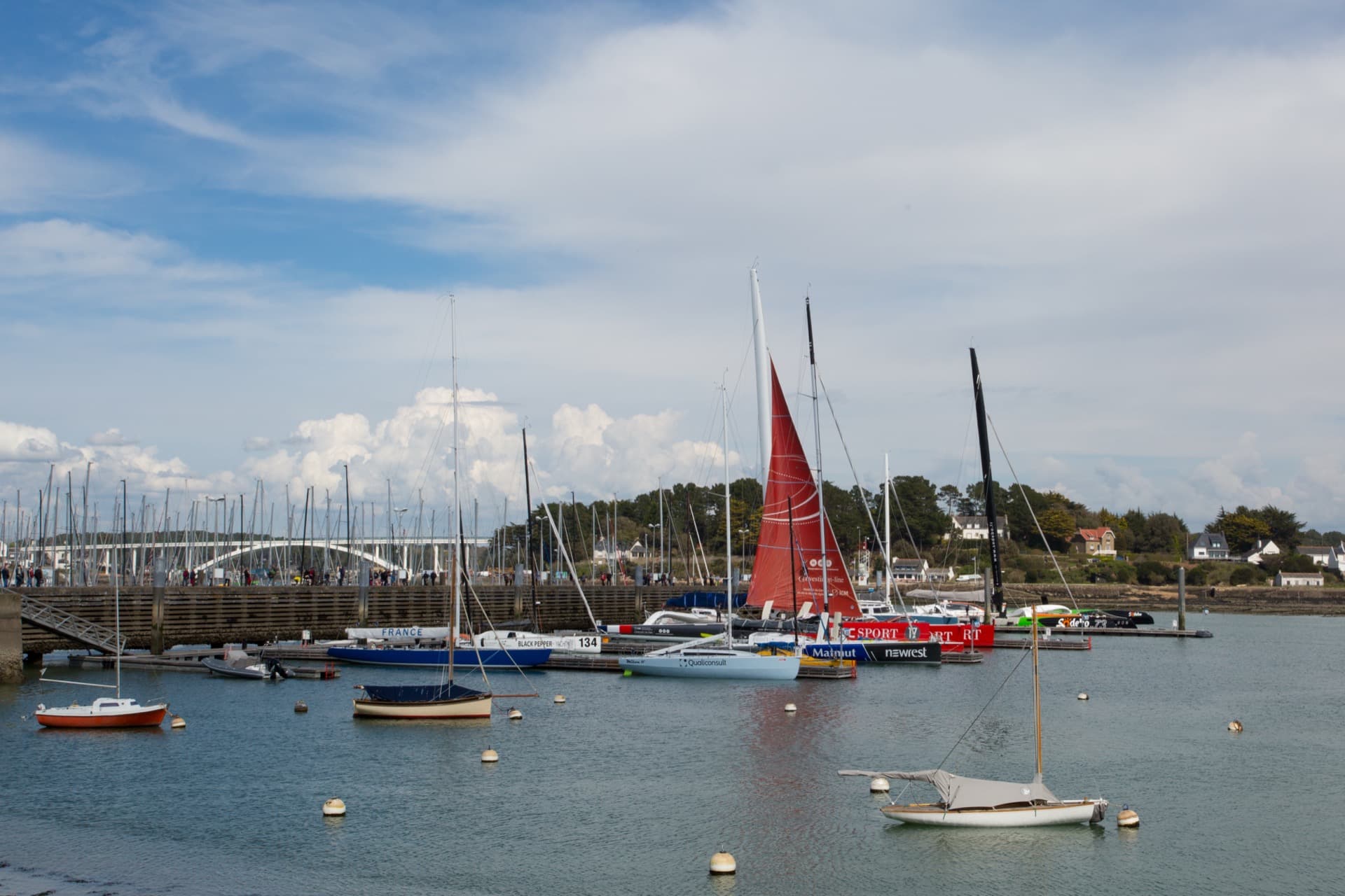 Cathédrale Saint-Pierre et le port de Vannes